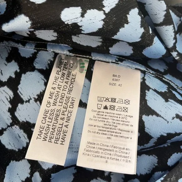 NWT GANNI leopard jacquard dress Size 42 - Picture 9 of 12